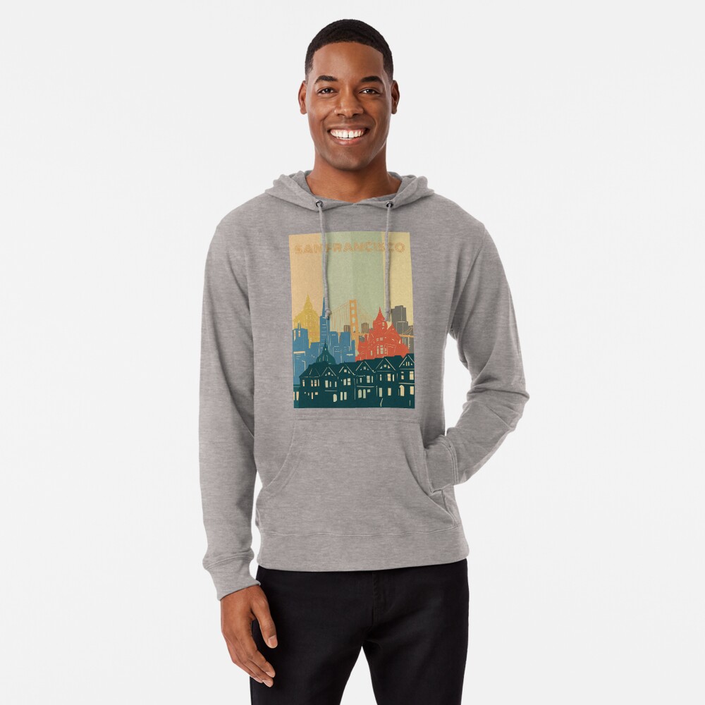 AnotherSweatshirt San Francisco Hoodie, Francisco Hoodie, Skyline San Francisco Hoodie, San Francisco Skyline Living, San Francisco Vacation Hoodie