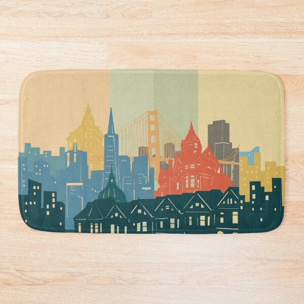 Item preview, san francisco skyline designed and sold by BekimART2.