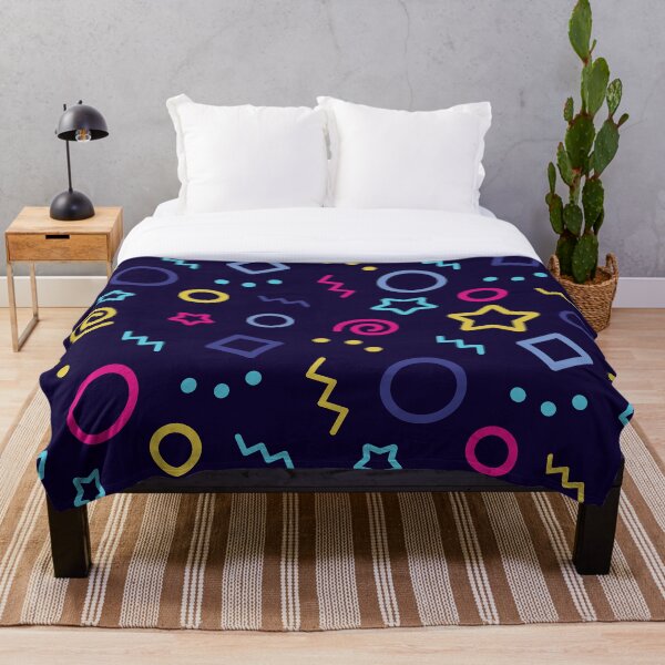 Item preview, Abstract pattern with illustration of stars, squares, dots and waves designed and sold by megaspy.