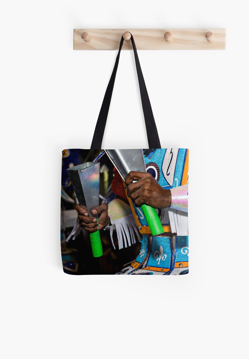 "Cowbells, Junkanoo, Boxing Day 2011, Nassau, Bahamas" Tote Bags by