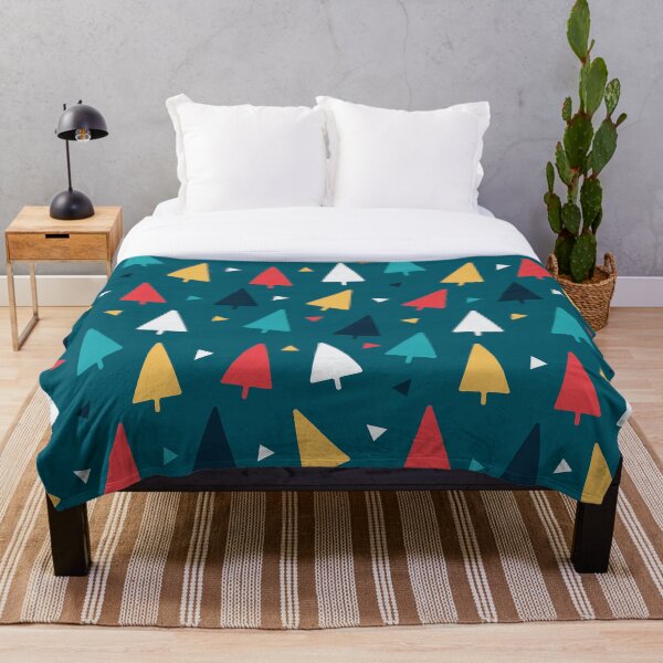 Item preview, Abstract pattern with illustration of stylised forest designed and sold by megaspy.