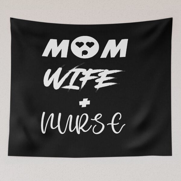 Item preview, Mom Wife Nurse Shirt, Funny Nurse Shirt, Nurse Appreciation, Nurse Mom, Gift for Wife, Anniversary, Nurse t-shirt, Nurse Gift, Wife Gift designed and sold by Noui Barka.