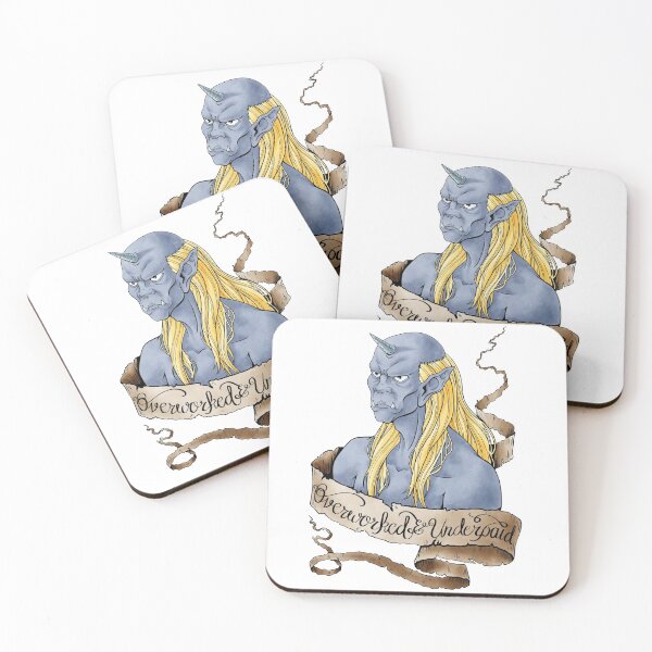 Item preview, Overworked and Underpaid  designed and sold by CasualMonster.