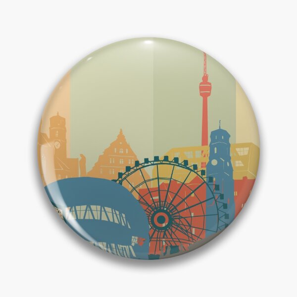 Item preview, stuttgart skyline designed and sold by BekimART2.