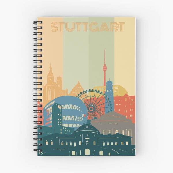 Item preview, stuttgart skyline designed and sold by BekimART2.