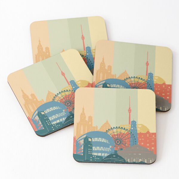 Item preview, stuttgart skyline designed and sold by BekimART2.