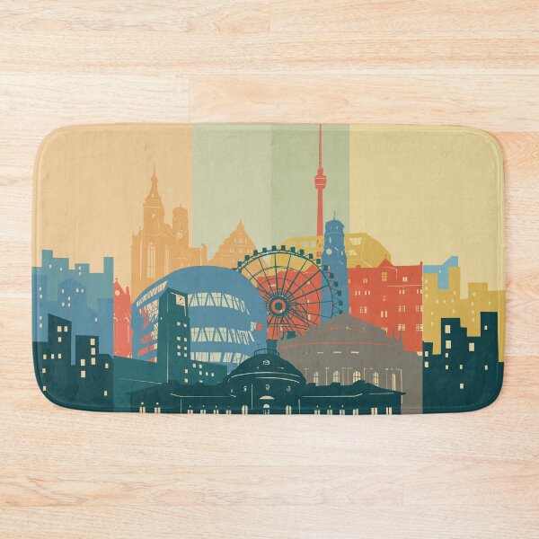 Item preview, stuttgart skyline designed and sold by BekimART2.