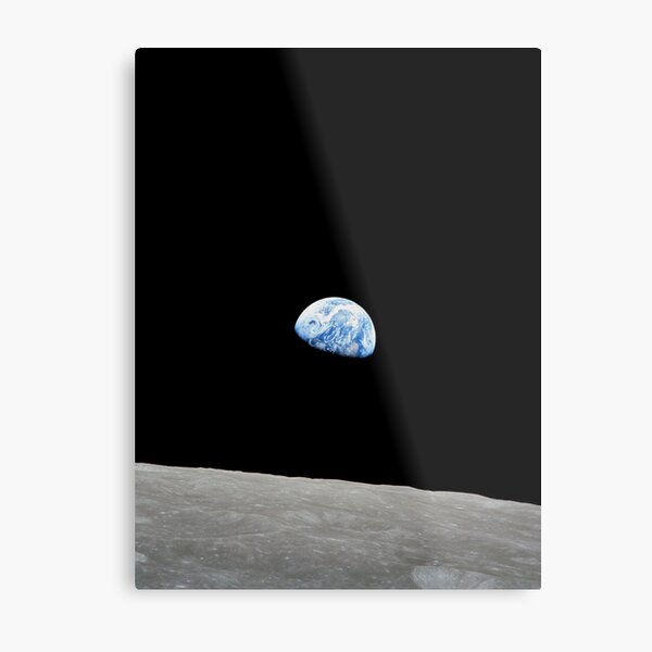 Earthrise from Apollo 8 Metal Print