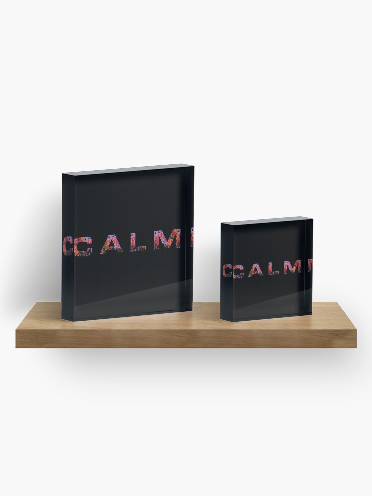 Alternate view of CALM 5sos Acrylic Block