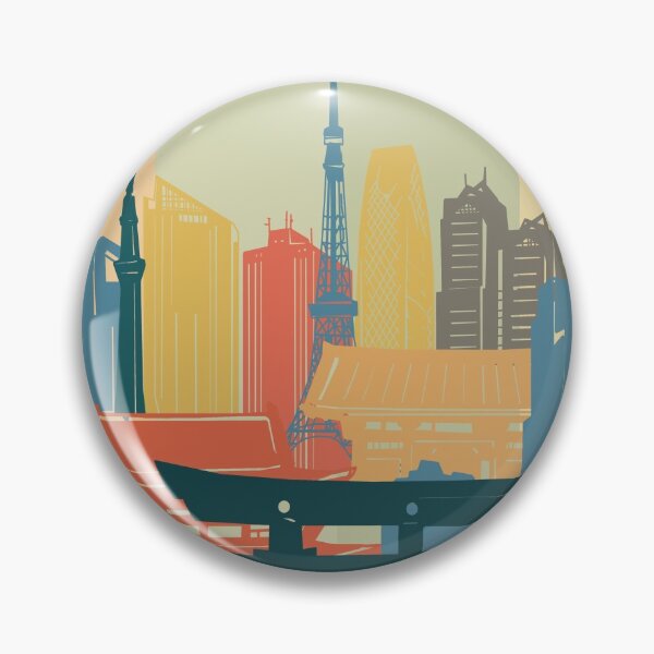 Item preview, tokyo skyline designed and sold by BekimART2.