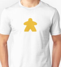 Camiseta unisex Meeple amarillo