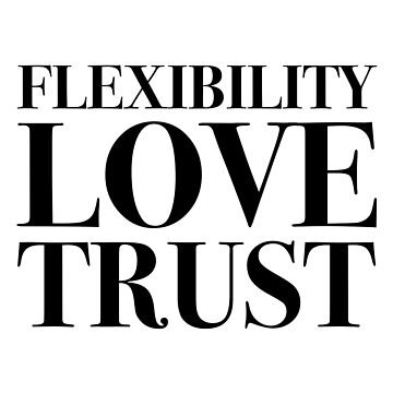 Artwork thumbnail, Flexibility, Love and Trust by Rebekah Higginbotham