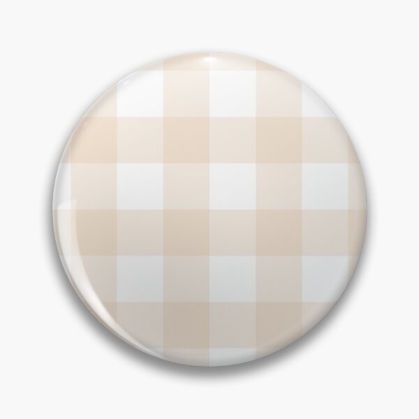 Item preview, Cream Beige Gingham Pattern (Large Wide Print) designed and sold by somewhereartsy.