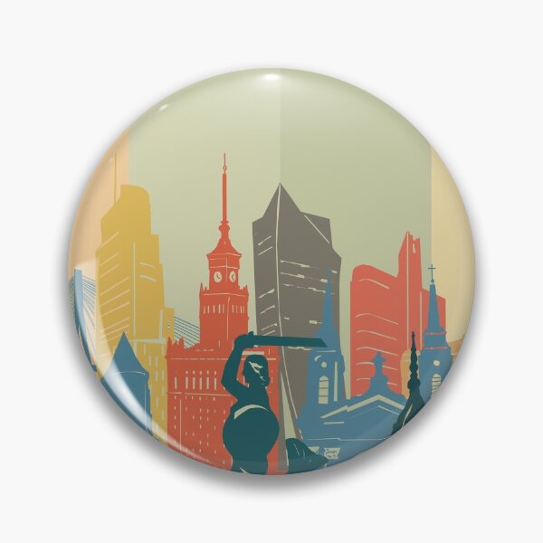 Item preview, warsaw skyline designed and sold by BekimART2.
