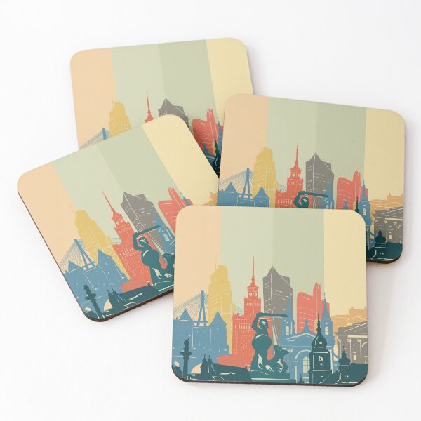 Item preview, warsaw skyline designed and sold by BekimART2.