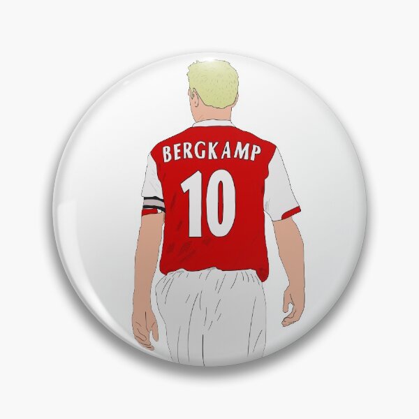 Item preview, Dennis Bergkamp Arsenal Retro Footy designed and sold by PiscesVibes.