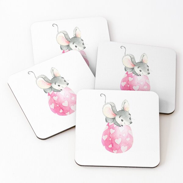 Artikelvorschau, Nette Maus auf Osterei entworfen und verkauft von KitsunePrints.
