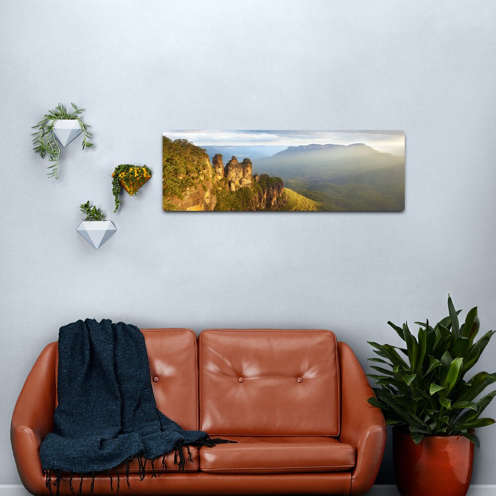 Three Sisters Sunset, Blue Mountains, NSW, Australia Metal Print