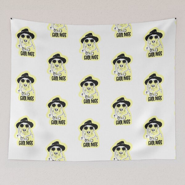 Item preview, Dog funny sunglasses yellow minimalist design designed and sold by Tropical Blood.