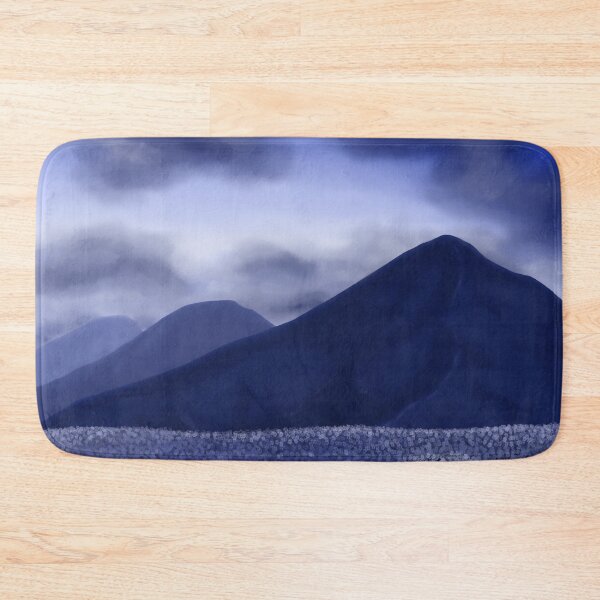 Item preview, Landscape of Mountains in Blue designed and sold by ByJezie.