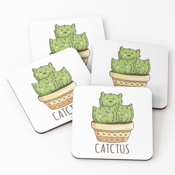 Item preview, Cute Cat Face Cactus designed and sold by RealestDesigns.