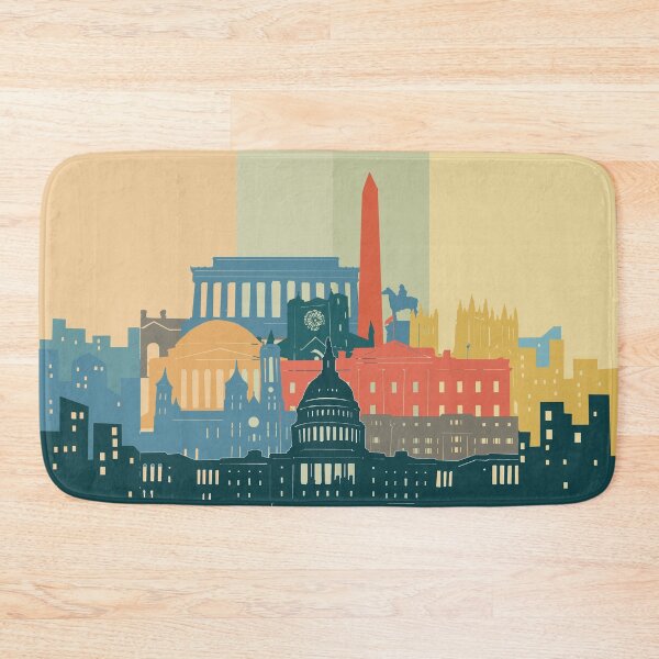 Item preview, washington dc skyline designed and sold by BekimART2.