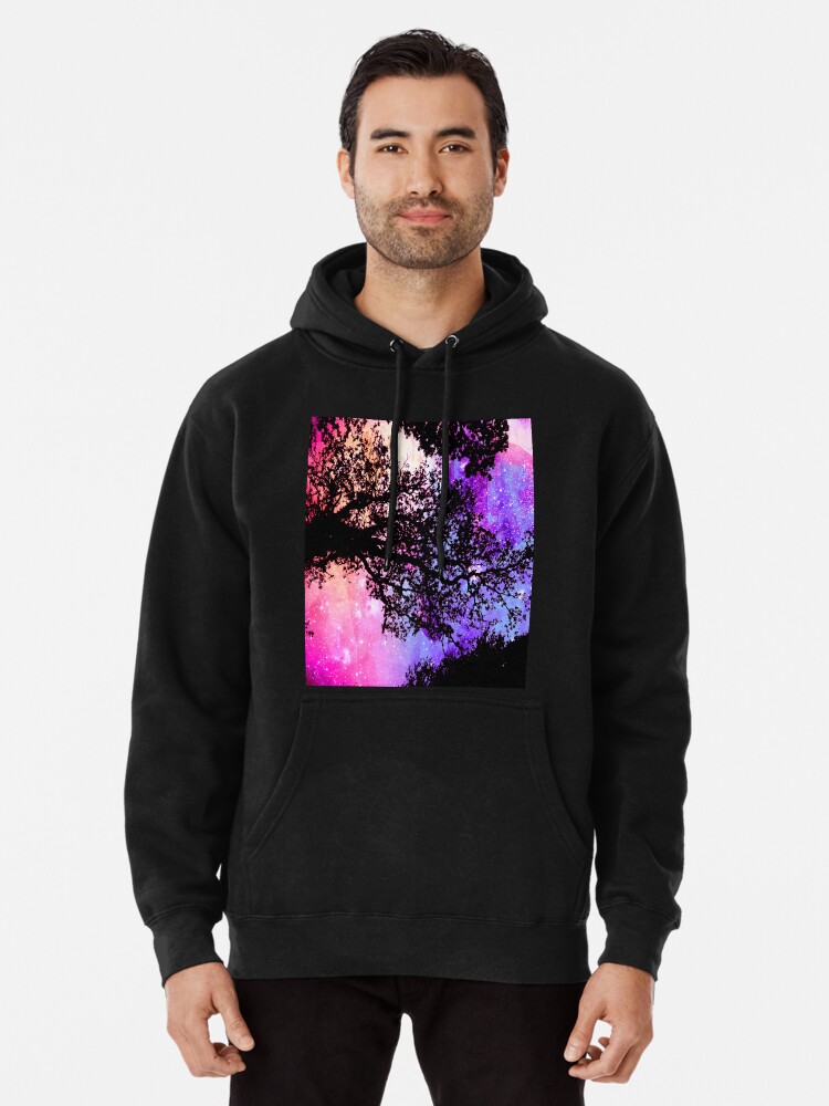 purple space hoodie