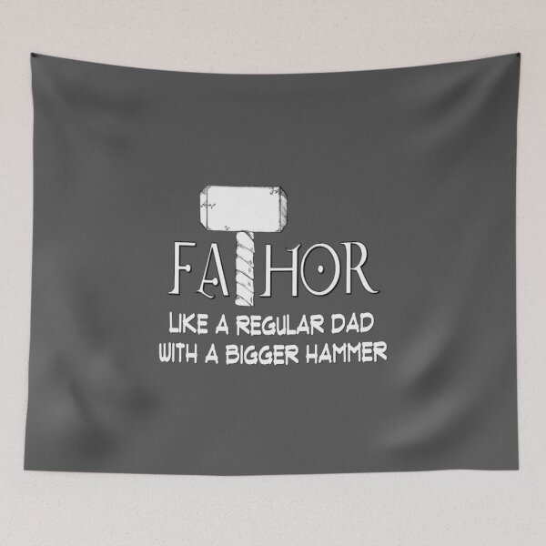 Item preview, Fa Thor - Like A Regular Dad With A Bigger Hammer designed and sold by JG0024.