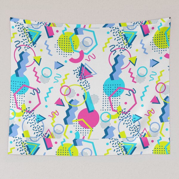 Item preview, Geometric Pattern 80s 90s Memphis Style designed and sold by MagicBoutique.