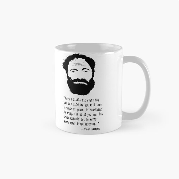 Item preview, Ernest Hemingway Quote designed and sold by The Dead  Writers Circle.