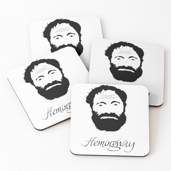 Item preview, Ernest Hemingway designed and sold by The Dead  Writers Circle.