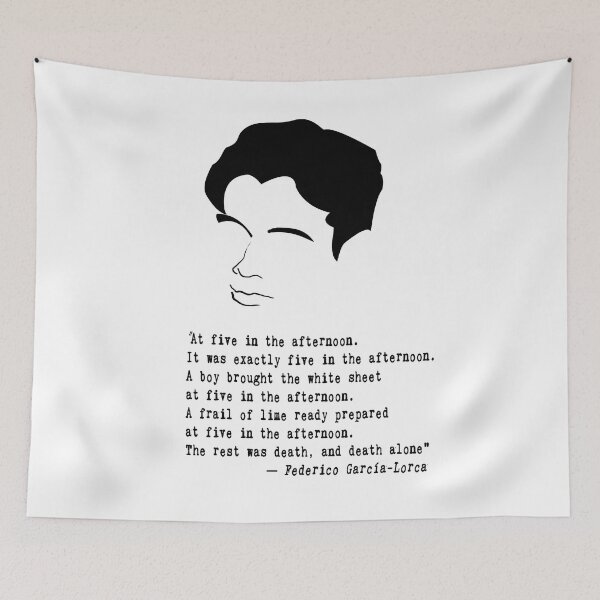 Item preview, Federico García Lorca Quote designed and sold by The Dead  Writers Circle.