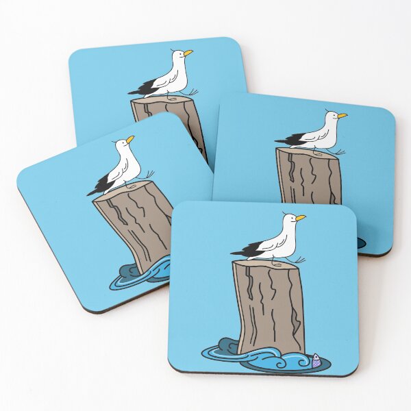 Item preview, Funny seagull by the sea designed and sold by spontania.