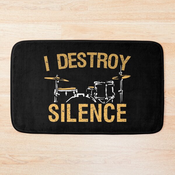 Item preview, I Destroy Silence Drums Funny Drummer Gift designed and sold by MerchK1ng.