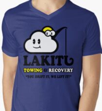 LAKITU TOWING Men's V-Neck T-Shirt