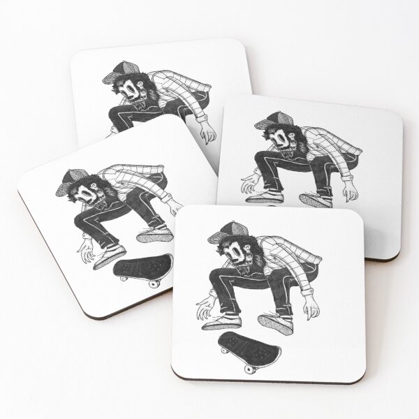 Aperçu de l'œuvre Dead Hipster Skateboarding créée et vendue par gsqui.