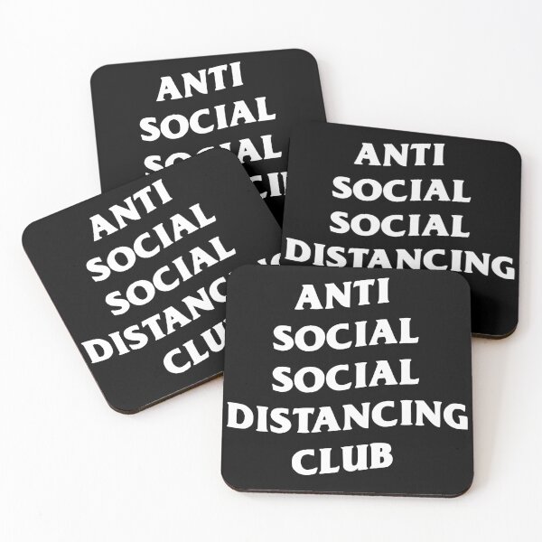 Item preview, Anti Social Social Distancing Club designed and sold by Math Merch Design.