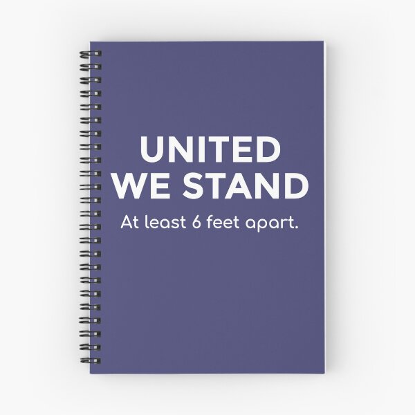 Item preview, Flatten the Curve United We Stand At Least 6 Feet Apart Social Distancing  designed and sold by The Junto Shop.