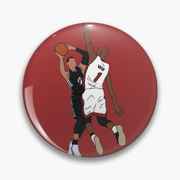 Item preview, Chris Bosh Clutch Block On Danny Green designed and sold by RatTrapTees.