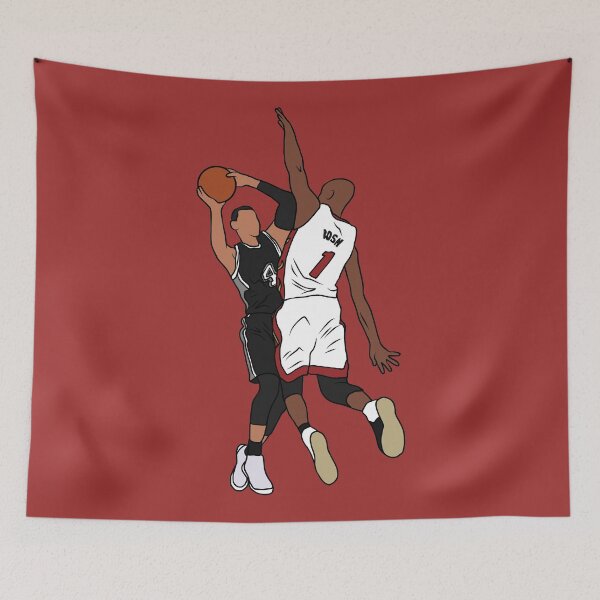 Item preview, Chris Bosh Clutch Block On Danny Green designed and sold by RatTrapTees.