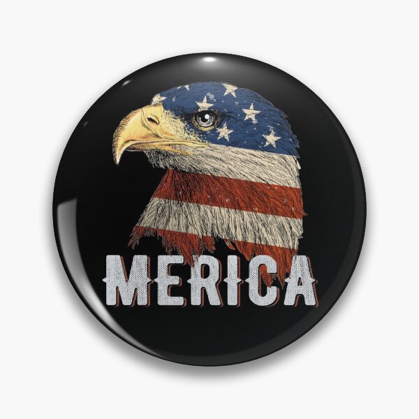 Item preview, Merica Eagle 4th of July American Flag designed and sold by MerchK1ng.
