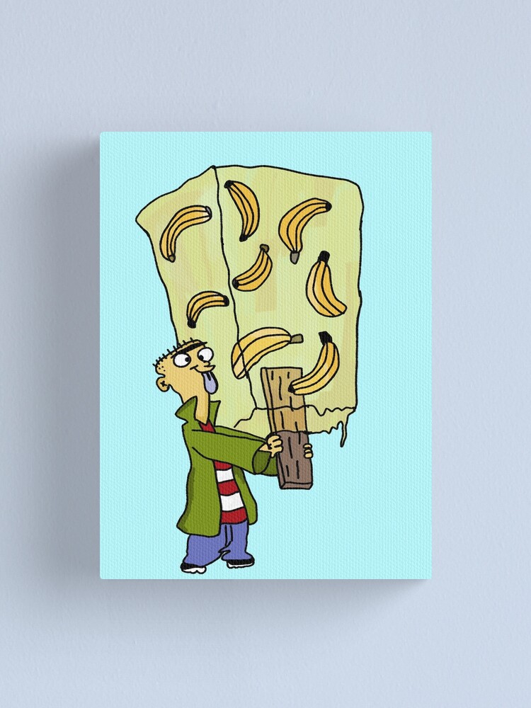 Ed With Popsicle Ed Edd N Eddy Canvas Print By Roserinart Redbubble