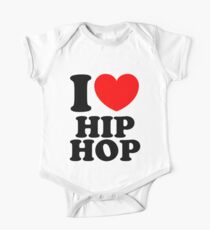 Body de manga corta "I Heart Hip Hop"