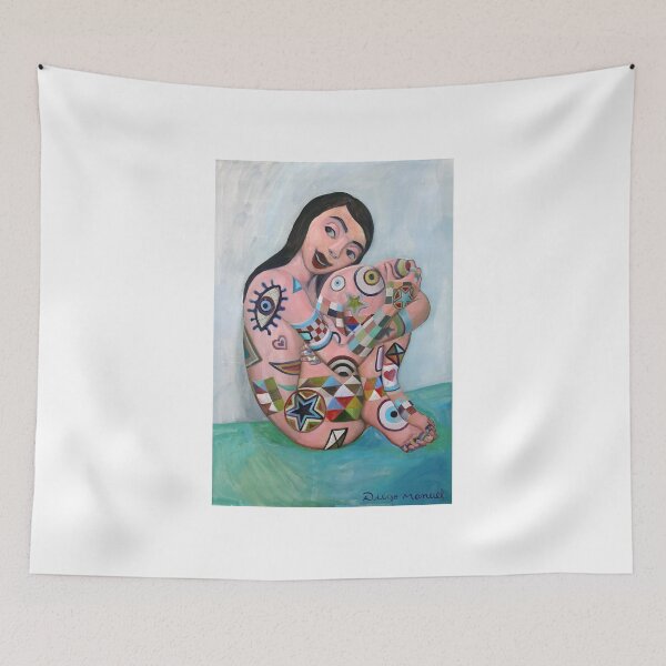Item preview, tattooed girl 2 designed and sold by Diego Manuel Rodriguez.