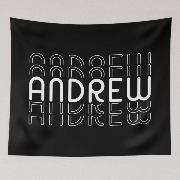Item preview, Name Andrew in Black and White Style designed and sold by Time-is-Money.
