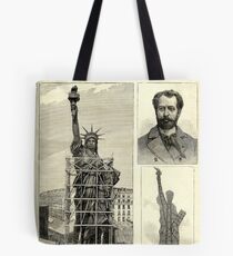 Bolsa de tela Statue of Liberty Construction Illustration
