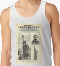 Camisetas de tirantes para hombre Statue of Liberty Construction Illustration