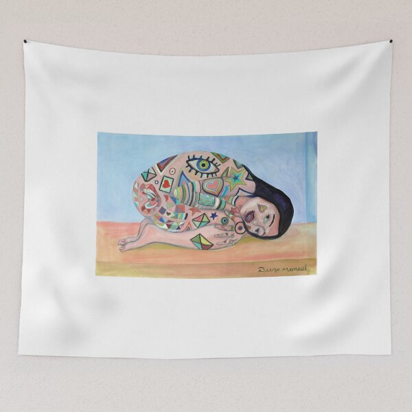 Item preview, tattooed girl designed and sold by Diego Manuel Rodriguez.