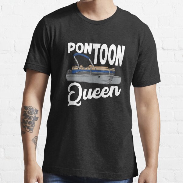 Pontoon Queen For Women Funny Pontoon Boat Party Accessories Shirt