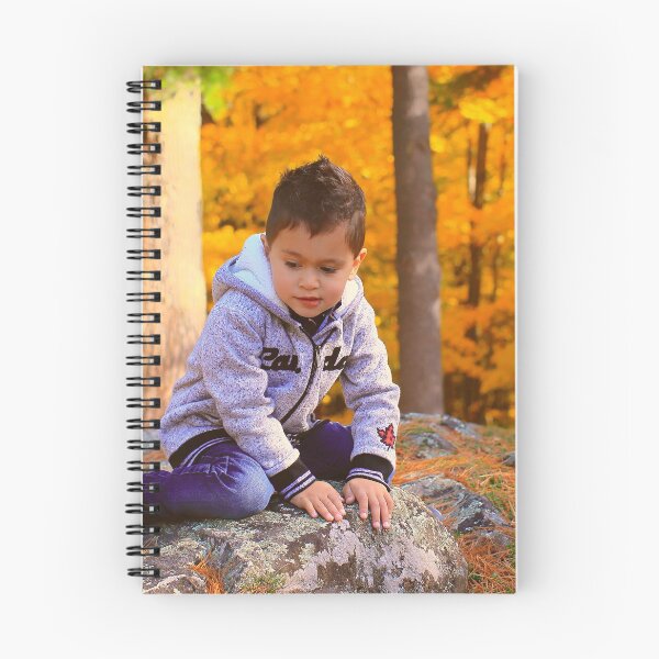 Item preview, Little Boy Playing in the Park in Autumn designed and sold by Yannik Hay.